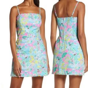LILLY PULITZER NWOT Jesse Ruffle Romper Pop Up In the Beginning 10